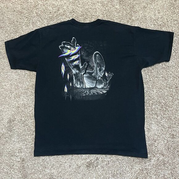 Vintage Tool 2002 Lateralus Band T-Shirt Men’s XL Alex Grey Double Sided Flame - Picture 7 of 10